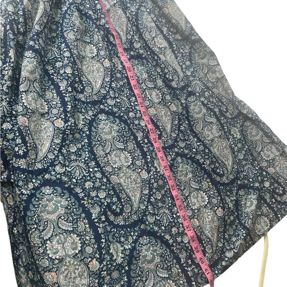 J. Crew Gathered Cotton-Poplin
Paisley Maxi Dress Size 6 nwot - Picture 8 of 12